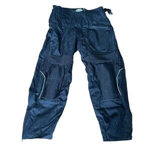 Joe Rocket Motorcycle Pants Men’s 2XL Black Waterproof Removable Knee Pads